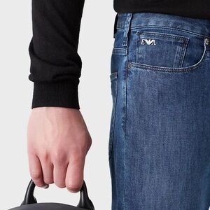 J06 cotton blend denim jeans for men